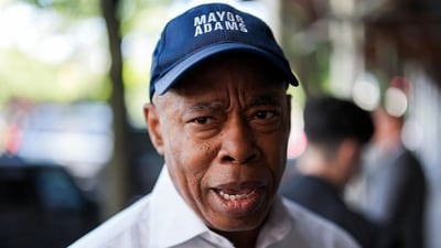 Eric Adams quashed rumors of him dropping out of the NY Mayoral race earlier in August too. (REUTERS)
