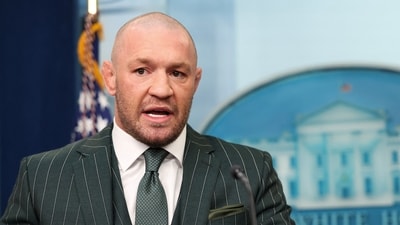Mixed martial arts star Conor McGregor announces he will not pursue the presidency of Ireland. (REUTERS)