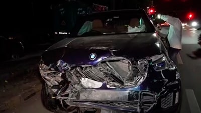 A senior official of the Ministry of Finance was killed and three people, including his wife, were injured after a BMW allegedly hit his motorcycle near Delhi Cantonment metro station on Sunday. (PTI) A senior official of the Ministry of Finance was killed and three people, including his wife, were injured after a BMW allegedly hit his motorcycle near Delhi Cantonment metro station on Sunday. (PTI)