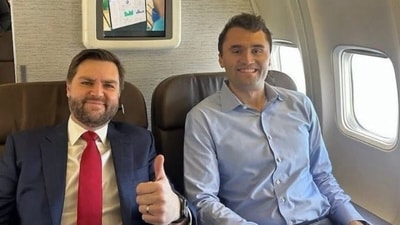 Vice President JD Vance shared that Charlie Kirk was among the first people he called when he planned to run for senate in early 2021. (X/@rightsidefreee) Vice President JD Vance shared that Charlie Kirk was among the first people he called when he planned to run for senate in early 2021. (X/@rightsidefreee)