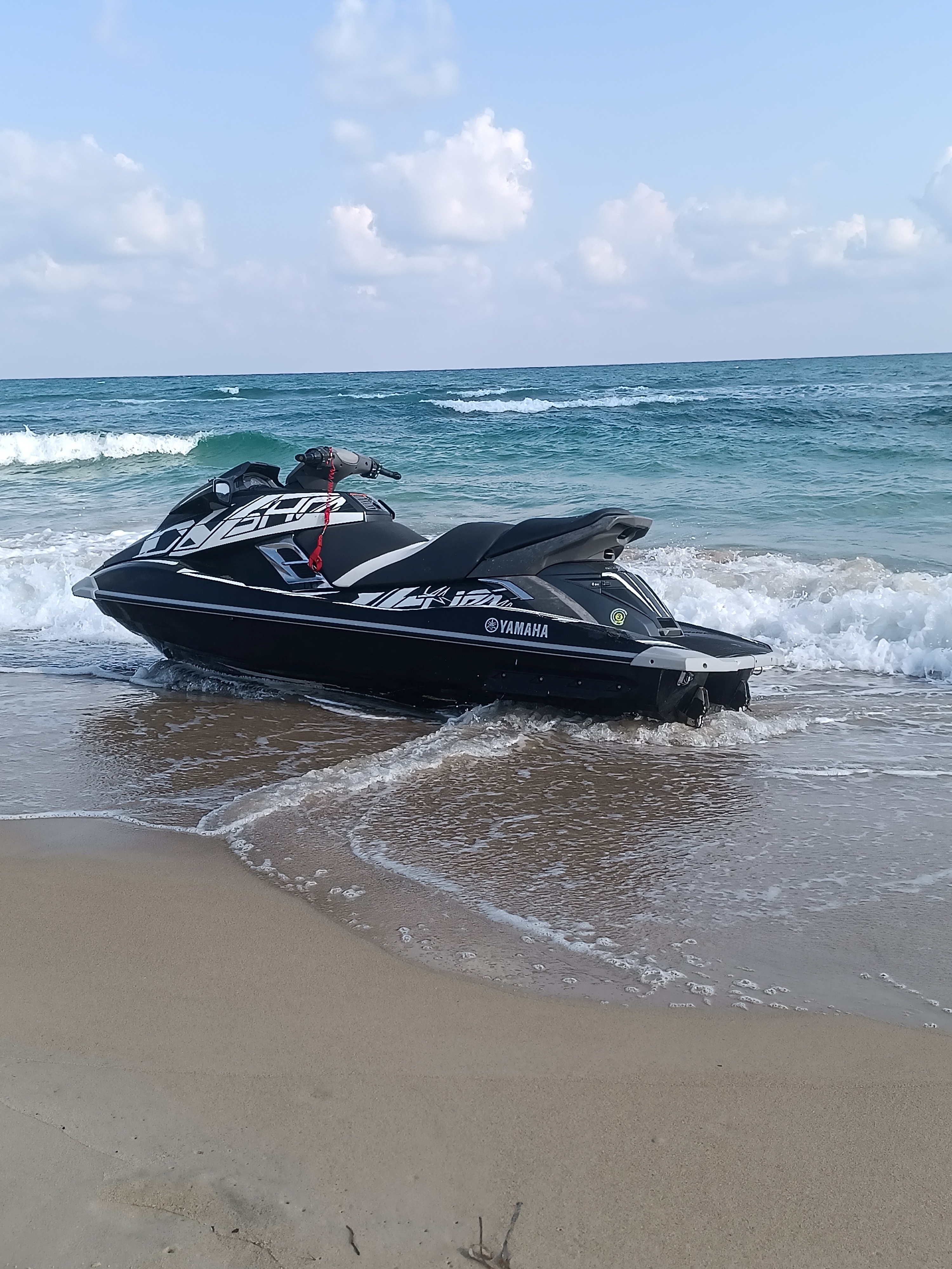 A jet ski is beached before Muhammad Abu Dakha, a 31-year-old Palestinian from Gaza, and two other Palestinian migrants use it to sail to Lampedusa, Italy, to seek asylum, on a beach near Khums, Libya August 17, 2025. (Photo: Muhammad Abu Dakha, handout via Reuters)