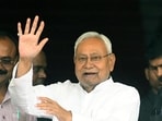 Chief Minister Nitish Kumar informed on X that education loans will be interest-free for all applicants who pass Class 12. (Santosh Kumar/ Hindustan Times/File)