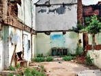 A vacant plot in Vadnagar where the PM’s childhood home was situated (HT PHOTO) A vacant plot in Vadnagar where the PM’s childhood home was situated (HT PHOTO)
