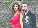 MUMBAI, INDIA - August 18, 2019: Shilpa Shetty Kundra and Raj Kundra were spotted at Andheri on August 18, 2019 in Mumbai, India (Freelance photo by Prodip Guha ) (HT PHOTO)