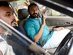 Suspended Congress MLA Rahul Mamkootathil leaves the Kerala Assembly after the session, in his first public appearance following sexual misconduct allegations, in Thiruvananthapuram, Kerala on Monday. (PTI PHOTO) Suspended Congress MLA Rahul Mamkootathil leaves the Kerala Assembly after the session, in his first public appearance following sexual misconduct allegations, in Thiruvananthapuram, Kerala on Monday. (PTI PHOTO)
