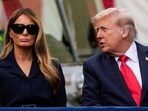 US President Donald Trump and first lady Melania Trump. US President Donald Trump and first lady Melania Trump.