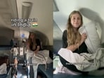 The influencer shared practical tips for others considering train travel in India. The influencer shared practical tips for others considering train travel in India.