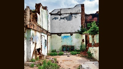 A vacant plot in Vadnagar where the PM’s childhood home was situated (HT PHOTO) A vacant plot in Vadnagar where the PM’s childhood home was situated (HT PHOTO)