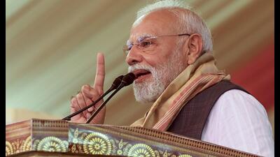 As India’s first PM to be born after Independence, and the only one in six decades to win three consecutive national elections, his tenure has been nothing short of a trailblazer. (PMO via PTI) As India’s first PM to be born after Independence, and the only one in six decades to win three consecutive national elections, his tenure has been nothing short of a trailblazer. (PMO via PTI)