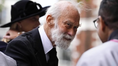 Prince Michael of Kent arrives for the funeral of the Duchess of Kent at Westminster Cathedral in London, Tuesday, Sept. 16, 2025. (Jordan Pettitt/Pool Photo via AP) (AP) Prince Michael of Kent arrives for the funeral of the Duchess of Kent at Westminster Cathedral in London, Tuesday, Sept. 16, 2025. (Jordan Pettitt/Pool Photo via AP) (AP)