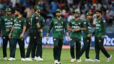 Pakistan's players walk back to the pavilion at the end of the Asia Cup match against India (AFP) Pakistan's players walk back to the pavilion at the end of the Asia Cup match against India (AFP)
