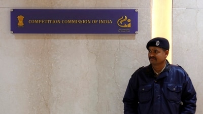 A signage for Competition Commission of India. (Reuters)