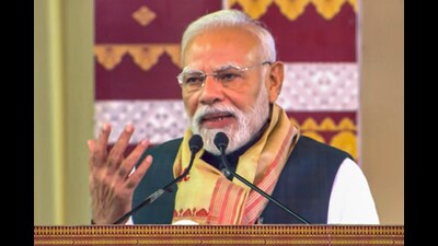 For an Indian with public responsibilities, crossing the average life expectancy at birth and reaching the diamond jubilee of 75 years, must lead to introspection, atma vichara , and to unadvertised acts of self-abnegation. (@NarendraModi via PTI) For an Indian with public responsibilities, crossing the average life expectancy at birth and reaching the diamond jubilee of 75 years, must lead to introspection, atma vichara , and to unadvertised acts of self-abnegation. (@NarendraModi via PTI)