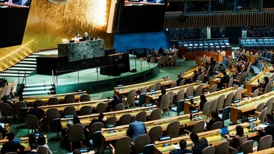 The final decision on recognition is expected to be taken later this month at the UN General Assembly in New York (REUTERS)