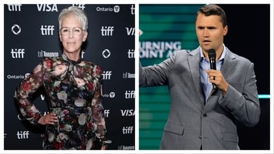 Jamie Lee Curtis spoke about the circulation of videos of the moment when Charlie Kirk was shot. Jamie Lee Curtis spoke about the circulation of videos of the moment when Charlie Kirk was shot.