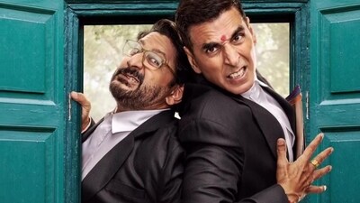 Jolly LLB 3 advance booking: Arshad Warsi and Akshay Kumar in a still from the comedy drama. Jolly LLB 3 advance booking: Arshad Warsi and Akshay Kumar in a still from the comedy drama.