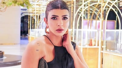 Lakshmi Manchu hit back at a reporter for constantly questioning her about the way she dresses. Lakshmi Manchu hit back at a reporter for constantly questioning her about the way she dresses.
