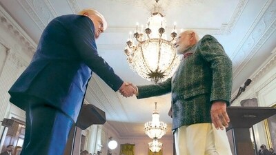 President Donald Trump and Prime Minister Narendra Modi at the White House in February 2025. (AP File Photo) President Donald Trump and Prime Minister Narendra Modi at the White House in February 2025. (AP File Photo)