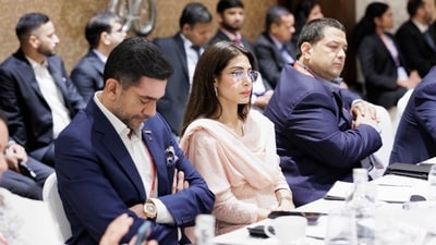 Several pictures of Priya Sachdev Kapur attending the event have surfaced on social media. Several pictures of Priya Sachdev Kapur attending the event have surfaced on social media.