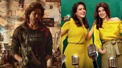 Kajol and Twinkle Khanna reveal why Shah Rukh Khan is not a part of Two Much. Kajol and Twinkle Khanna reveal why Shah Rukh Khan is not a part of Two Much.