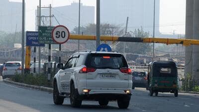 The Andheria Mor–Gurugram section is among three key stretches recently transferred from the Delhi government to the NHAI. (HT Archive) The Andheria Mor–Gurugram section is among three key stretches recently transferred from the Delhi government to the NHAI. (HT Archive)