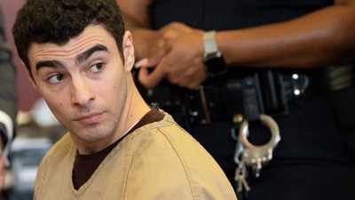 Luigi Mangione, the suspect in the killing of UnitedHealthcare CEO Brian Thompson, appears at Manhattan Supreme Court in New York City, U.S., September 16, 2025. Steven Hirsch/Pool via REUTERS (via REUTERS)