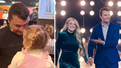 Charlie Kirk's wife shares video of him telling their daughter how they met (mrserikakirk/Instagram, charliekirk1776/Instagram) Charlie Kirk's wife shares video of him telling their daughter how they met (mrserikakirk/Instagram, charliekirk1776/Instagram)
