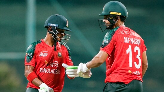 Batting first, Tanzid and Saif Hassan (30 off 28 balls) put on 63 for the first wicket in double-quick time to lay the foundation for a big total on what looked like a good surface for batting.(ANI)