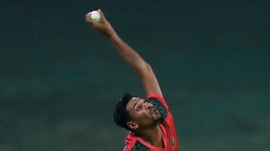 The end came swiftly when Mustafizur Rahman (3/28) removed Rashid Khan (20) and AM Ghazanfar (0) in consecutive balls of the penultimate over.(AP)