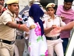 The woman driver of the BMW car, Gaganpreet Kaur, 38, in custody of Delhi Police after her arrest  