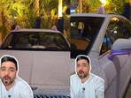 Parikshit Balochi shared a rare glimpse of the crystal-covered Bentley with cat ears in Dubai. Parikshit Balochi shared a rare glimpse of the crystal-covered Bentley with cat ears in Dubai.