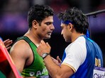The Javelin Men's qualificatioon will feature both Neeraj Chopra and Arshad Nadeem The Javelin Men's qualificatioon will feature both Neeraj Chopra and Arshad Nadeem