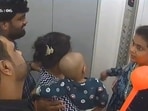 The incident occurred in the B wing of Urbano residential complex, an 11-storey building in Wagholi. (VIDEO GRAB)