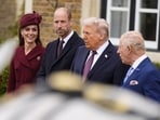 Britain's Kate, Princess of Wales, from left, Prince William, President Donald Trump, and Britain's King Charles III at Windsor Castle Britain's Kate, Princess of Wales, from left, Prince William, President Donald Trump, and Britain's King Charles III at Windsor Castle