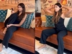Anshuka Parwani demonstrates simple couch yoga for better posture! Anshuka Parwani demonstrates simple couch yoga for better posture!