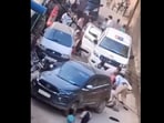 Videos purportedly showing the incident.