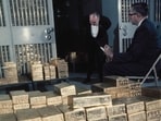 Gold stored in a basement depository vault at the Federal Reserve Bank of New York in 1968. Gold stored in a basement depository vault at the Federal Reserve Bank of New York in 1968.