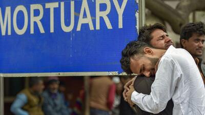 (Representative image) Health dept says roof leakage made facility unsafe; relatives of victims say bodies sent to Gurugram caused two-day delays in funerals. (PTI) (Representative image) Health dept says roof leakage made facility unsafe; relatives of victims say bodies sent to Gurugram caused two-day delays in funerals. (PTI)