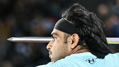 India's Neeraj Chopra competes in the Javelin Men event (AFP)