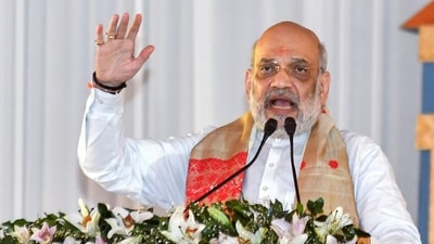 "Assam will continue to be led by Modi and Sarma," Amit Shah said. (PTI Photo) "Assam will continue to be led by Modi and Sarma," Amit Shah said. (PTI Photo)