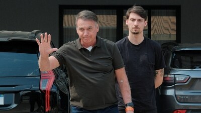 Jair Bolsonaro has been under house arrest since August for allegedly courting pressure on the courts from US President Donald Trump. (Reuters)