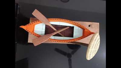 Banaras Boat Craft - one of the products for which a GI tag has been applied (HT Photo)