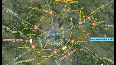 Estimated at ₹7,500 crore, the project will function like an outer ring road, linking all seven major routes through a Y-shaped network. (Sourced) Estimated at ₹7,500 crore, the project will function like an outer ring road, linking all seven major routes through a Y-shaped network. (Sourced)