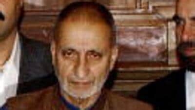 Former Hurriyat chairman and senior separatists leader Abdul Gani Bhat passed away at his native house in Botengu Sopore on Wednesday evening. (AFP File) Former Hurriyat chairman and senior separatists leader Abdul Gani Bhat passed away at his native house in Botengu Sopore on Wednesday evening. (AFP File)