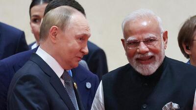In a message to Modi, Putin said the PM is making a great contribution to strengthening the strategic partnership between India and Russia and the two sides will continue their constructive dialogue and joint work on bilateral, regional and global issues. (REUTERS FILE) In a message to Modi, Putin said the PM is making a great contribution to strengthening the strategic partnership between India and Russia and the two sides will continue their constructive dialogue and joint work on bilateral, regional and global issues. (REUTERS FILE)
