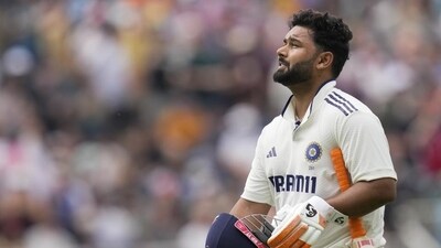 India's Rishabh Pant at the fourth test cricket match between India and England, at the Old Trafford. (PTI) India's Rishabh Pant at the fourth test cricket match between India and England, at the Old Trafford. (PTI)