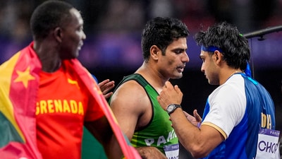 The Javelin Men's qualificatioon will feature both Neeraj Chopra and Arshad Nadeem (PTI) The Javelin Men's qualificatioon will feature both Neeraj Chopra and Arshad Nadeem (PTI)