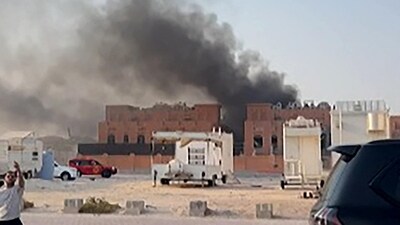 This frame grab taken from an AFPTV footage shows smoke billowing after explosions in Qatar's capital Doha on September 9, 2025. Israel's military said it carried out air strikes on September 9 targeting senior Hamas leaders in the Qatari capital Doha, the venue of multiple rounds of talks aimed at ending the Gaza war. (Photo by Jacqueline PENNEY / AFPTV / AFP) (AFP) This frame grab taken from an AFPTV footage shows smoke billowing after explosions in Qatar's capital Doha on September 9, 2025. Israel's military said it carried out air strikes on September 9 targeting senior Hamas leaders in the Qatari capital Doha, the venue of multiple rounds of talks aimed at ending the Gaza war. (Photo by Jacqueline PENNEY / AFPTV / AFP) (AFP)