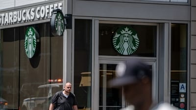 Starbucks is facing backlash after a barista refused to write Charlie Kirk's name on a coffee cup. (Bloomberg) Starbucks is facing backlash after a barista refused to write Charlie Kirk's name on a coffee cup. (Bloomberg)