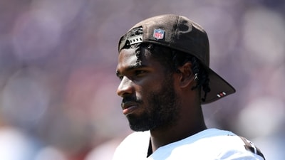 Quarterback Shedeur Sanders #12 of the Cleveland Browns looks on during the Browns and Baltimore Ravens game. (Getty Images via AFP) Quarterback Shedeur Sanders #12 of the Cleveland Browns looks on during the Browns and Baltimore Ravens game. (Getty Images via AFP)